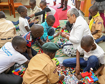 First lady Her Excellency Margaret Kenyatta visit to SOS Childrenâ€™s Villages Kenya, Eldoret